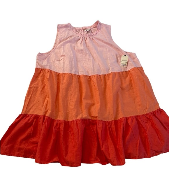 St. John's Bay Colorblock Sun Dress Women's Size 3X Multicolored NWT - Picture 7 of 17